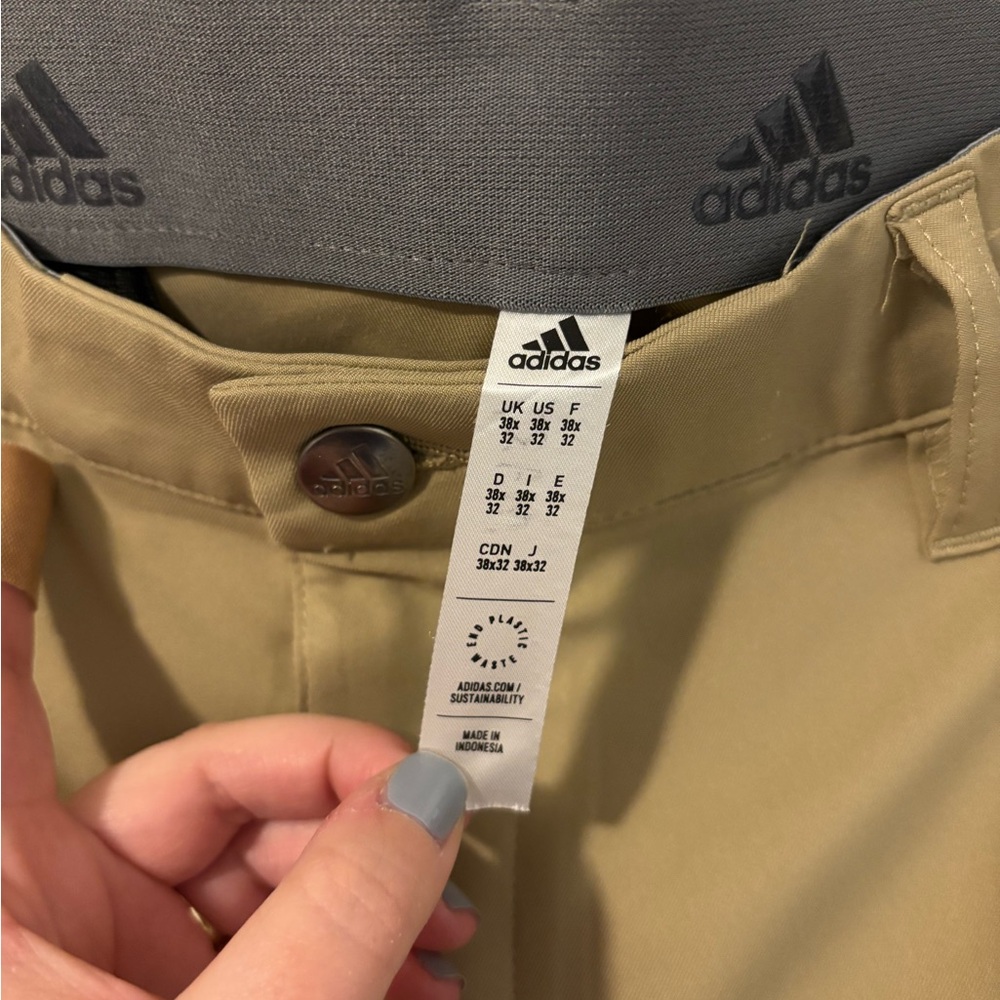 adidas Men's Khaki Chinos - Picture 4 of 5
